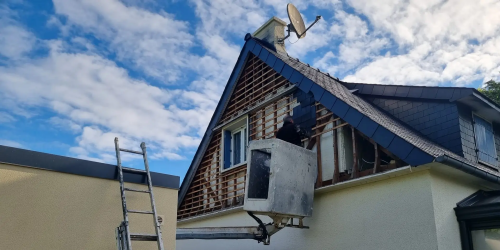 Isolation d'un pignon de toiture : avril 2025