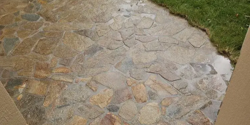 Décembre 2025 : nettoyage d'une dalle (photo après)