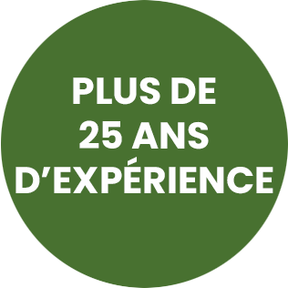 Plus de 25 ans d'expérience
